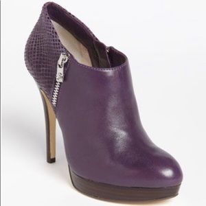Michael Kors purple York bootie